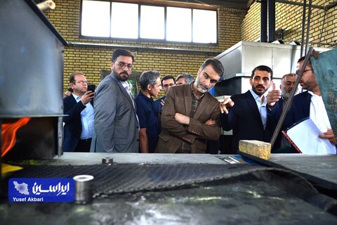 بازدید مدیرعامل و معاونین شرکت فولاد مبارکه از تعدادی شرکت‌های سرمایه پذیر فولاد مبارکه در شهرک علمی تحقیقاتی اصفهان