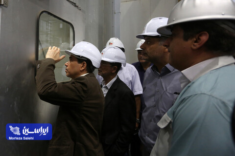 بازدید مدیرعامل مپنا و هیئت همراه از نیروگاه سیکل ترکیبی