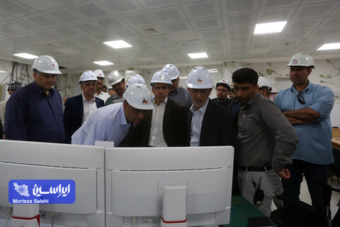 بازدید مدیرعامل مپنا و هیئت همراه از نیروگاه سیکل ترکیبی