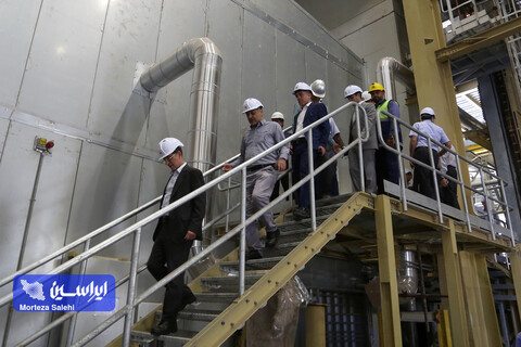 بازدید مدیرعامل مپنا و هیئت همراه از نیروگاه سیکل ترکیبی