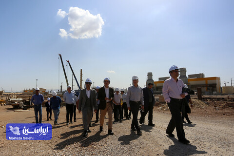 بازدید مدیرعامل مپنا و هیئت همراه از نیروگاه سیکل ترکیبی