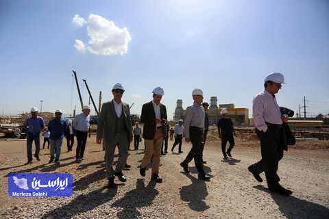 بازدید مدیرعامل مپنا و هیئت همراه از نیروگاه سیکل ترکیبی