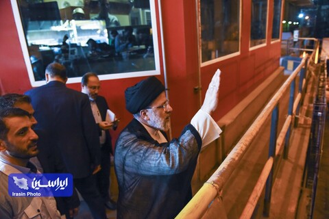 بازدید رئیسی از فولاد مبارکه