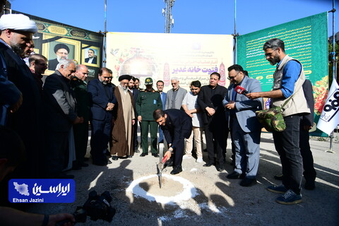 آئین آغاز عملیات اجرایی ساخت فتوت‌خانه غدیر به همت فولاد مبارکه