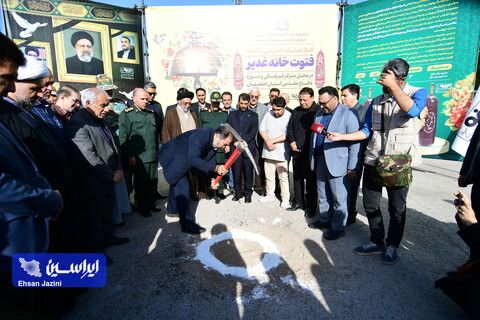 آئین آغاز عملیات اجرایی ساخت فتوت‌خانه غدیر به همت فولاد مبارکه