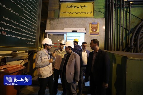 بازدید وزیر امور اقتصادی و دارایی از خطوط تولید و طرح های توسعه فولاد مبارکه