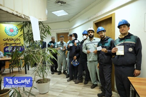 برگزاری انتخابات ریاست جمهوری در ناحیه آهن‌سازی شرکت فولاد مبارکه