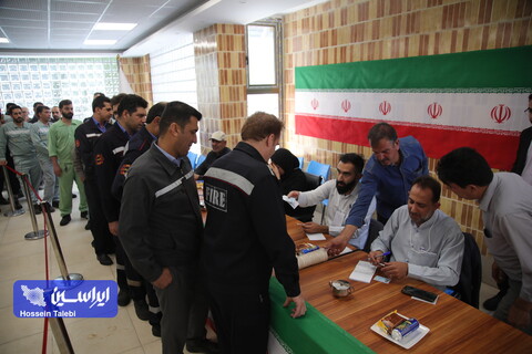 برگزاری انتخابات ریاست جمهوری در ناحیه نورد گرم شرکت فولاد مبارکه