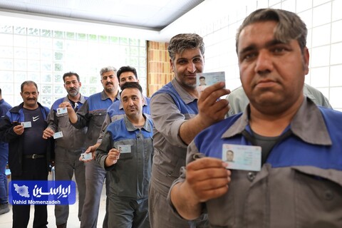 برگزاری انتخابات ریاست جمهوری در ناحیه نورد گرم شرکت فولاد مبارکه