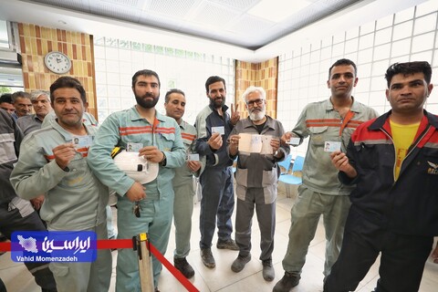 برگزاری انتخابات ریاست جمهوری در ناحیه نورد گرم شرکت فولاد مبارکه
