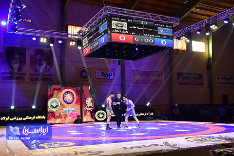 نایب‌قهرمانی سپاهان در لیگ دسته یک کشتی