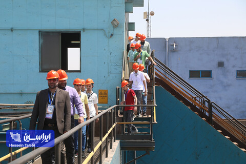 بازدید دانش‌آموزان نخبه شرکت کننده در المپیاد فیزیک از شرکت فولاد مبارکه