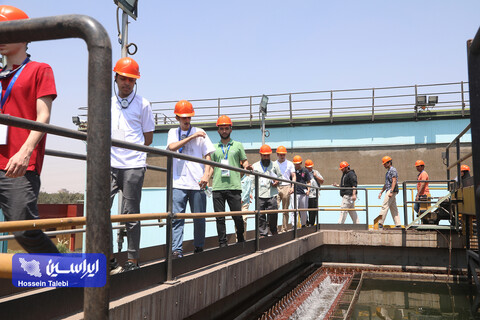 بازدید دانش‌آموزان نخبه شرکت کننده در المپیاد فیزیک از شرکت فولاد مبارکه