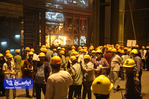 بازدید دانش‌آموزان نخبه شرکت کننده در المپیاد فیزیک از شرکت فولاد مبارکه