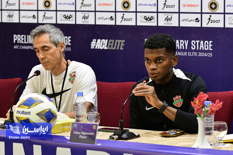 نشست خبری سپاهان شباب الاهلی