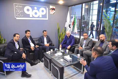 غرفه شرکت فولاد مبارکه در سومین روز از بیست و چهارمین نمایشگاه بین‌المللی لوازم خانگی