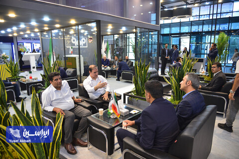 غرفه شرکت فولاد مبارکه در سومین روز از بیست و چهارمین نمایشگاه بین‌المللی لوازم خانگی