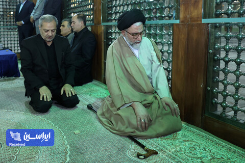 تجدید میثاق رئیس جمهور و اعضای هیئت دولت چهاردهم با آرمان‌های امام راحل