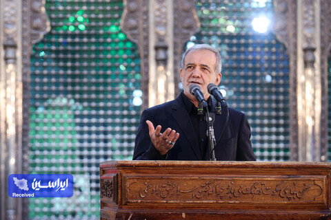 تجدید میثاق رئیس جمهور و اعضای هیئت دولت چهاردهم با آرمان‌های امام راحل