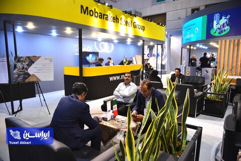 غرفه فولاد مبارکه در اولین روز از شانزدهمین نمایشگاه متالکس اصفهان