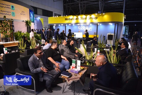غرفه فولاد مبارکه در اولین روز از شانزدهمین نمایشگاه متالکس اصفهان
