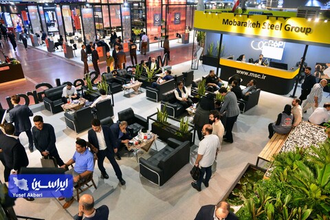 غرفه فولاد مبارکه در اولین روز از شانزدهمین نمایشگاه متالکس اصفهان