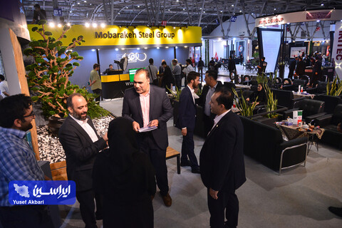 غرفه فولاد مبارکه در سومین روز از شانزدهمین نمایشگاه متالکس اصفهان