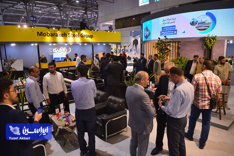غرفه فولاد مبارکه در سومین روز از شانزدهمین نمایشگاه متالکس اصفهان