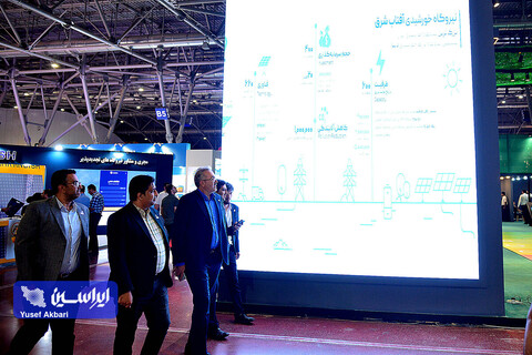 آیین افتتاح و غرفه گروه فولاد مبارکه در اولین روز از دومین نمایشگاه تخصصی انرژی‌های نو و تجدیدپذیر اصفهان