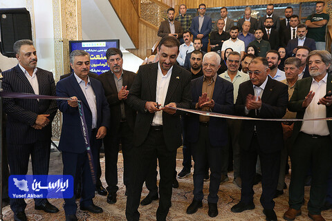 آیین افتتاح و غرفه گروه فولاد مبارکه در اولین روز از دومین نمایشگاه تخصصی انرژی‌های نو و تجدیدپذیر اصفهان