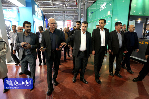 آیین افتتاح و غرفه گروه فولاد مبارکه در اولین روز از دومین نمایشگاه تخصصی انرژی‌های نو و تجدیدپذیر اصفهان