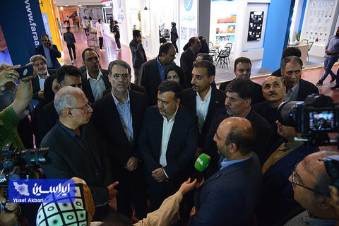 آیین افتتاح و غرفه گروه فولاد مبارکه در اولین روز از دومین نمایشگاه تخصصی انرژی‌های نو و تجدیدپذیر اصفهان