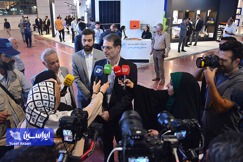 آیین افتتاح و غرفه گروه فولاد مبارکه در اولین روز از دومین نمایشگاه تخصصی انرژی‌های نو و تجدیدپذیر اصفهان