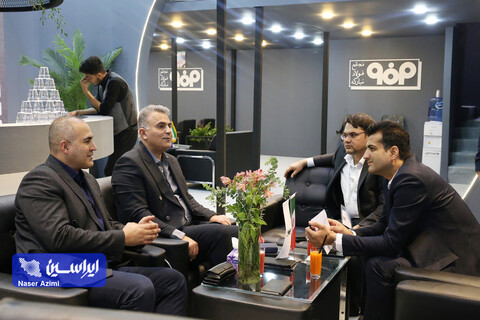 غرفه شرکت فولاد مبارکه در اولین روز از بیست و سومین نمایشگاه بین‌المللی تأسیسات تهران