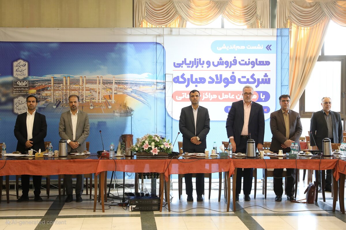 برگزاری نشست هم‌اندیشی معاونت فروش و بازاریابی فولاد مبارکه با مدیران عامل مراکز خدماتی