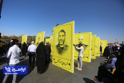 آئین تشییع و خاکسپاری سرلشکر شهید عباس نیلفروشان در اصفهان