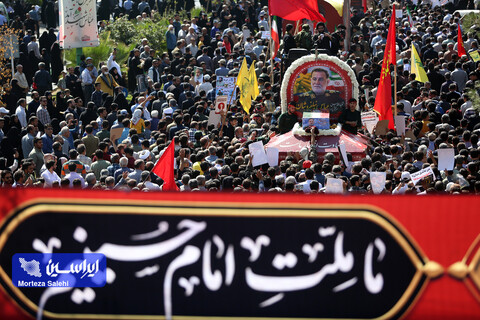 آئین تشییع و خاکسپاری سرلشکر شهید عباس نیلفروشان در اصفهان