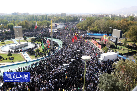 آئین تشییع و خاکسپاری سرلشکر شهید عباس نیلفروشان در اصفهان