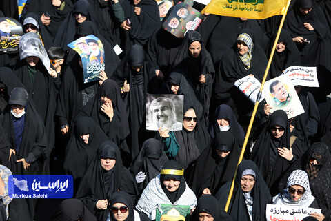 آئین تشییع و خاکسپاری سرلشکر شهید عباس نیلفروشان در اصفهان