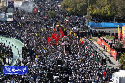 آئین تشییع و خاکسپاری سرلشکر شهید عباس نیلفروشان در اصفهان