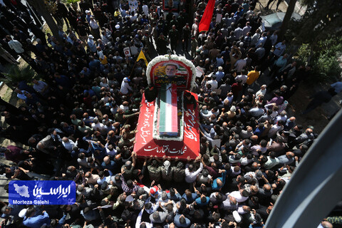 آئین تشییع و خاکسپاری سرلشکر شهید عباس نیلفروشان در اصفهان