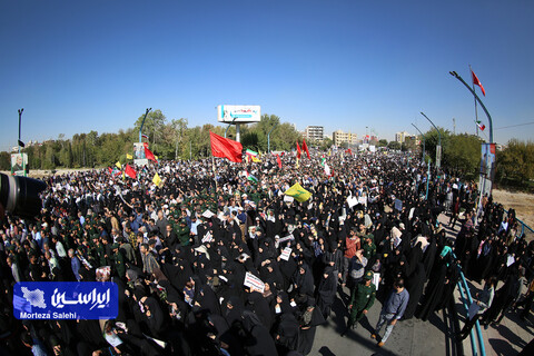 آئین تشییع و خاکسپاری سرلشکر شهید عباس نیلفروشان در اصفهان