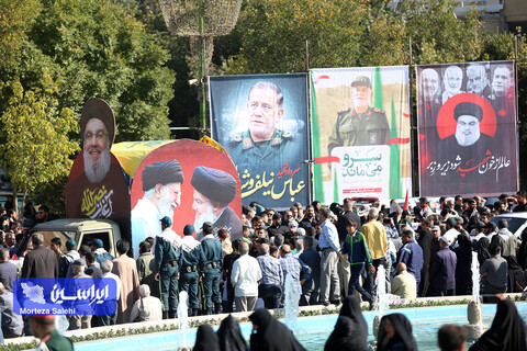 آئین تشییع و خاکسپاری سرلشکر شهید عباس نیلفروشان در اصفهان