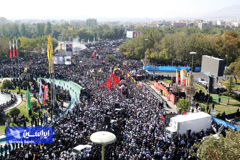 آئین تشییع و خاکسپاری سرلشکر شهید عباس نیلفروشان در اصفهان