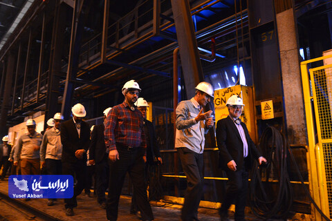 بازدید هیئت مدیره فولاد مبارکه از مجتمع فولاد سبا