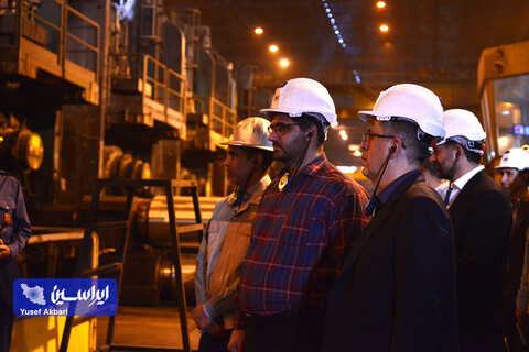 بازدید هیئت مدیره فولاد مبارکه از مجتمع فولاد سبا