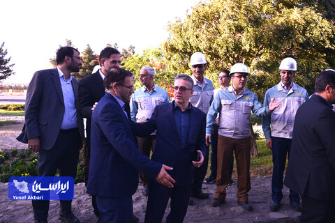 بازدید هیئت مدیره فولاد مبارکه از مجتمع فولاد سبا