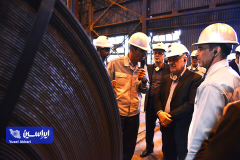 بازدید هیئت مدیره فولاد مبارکه از مجتمع فولاد سبا