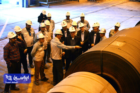 بازدید هیئت مدیره فولاد مبارکه از مجتمع فولاد سبا