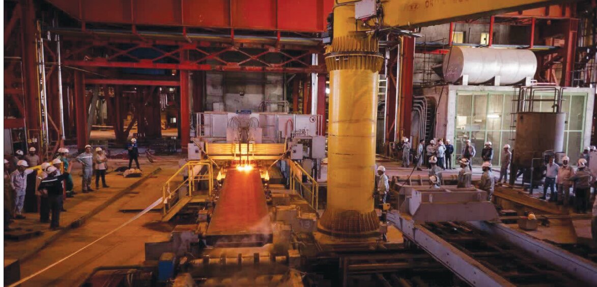 انجام عملیات تولید تختال به‌صورت سه ذوب متوالی در شرکت فولاد سفیددشت